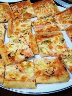 簡単おつまみ! 薄揚げのたらこピザ-レシピのメイン写真