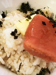 ずぼらお昼めし♡たらこバターごはん-レシピのメイン写真