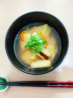 簡単!焼き野菜のお味噌汁-レシピのメイン写真