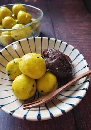 かぼちゃのお豆腐白玉-レシピのメイン写真
