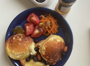 vegan パンケーキ-レシピのメイン写真
