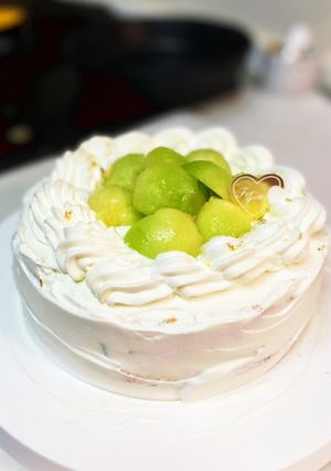 メロンショートケーキ【生クリーム控えめ】-レシピのメイン写真