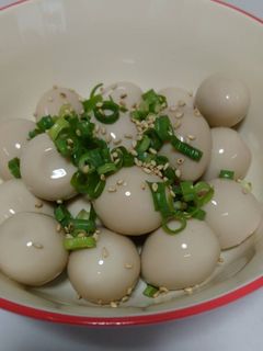 簡単!美味しいおつまみ♪うずらの卵の味玉-レシピのメイン写真