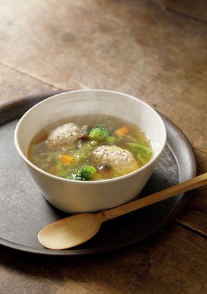鶏だんごスープ-レシピのメイン写真