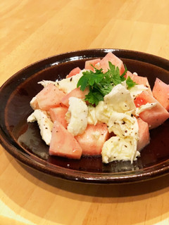 桃とモッツァレラチーズのサラダ-レシピのメイン写真