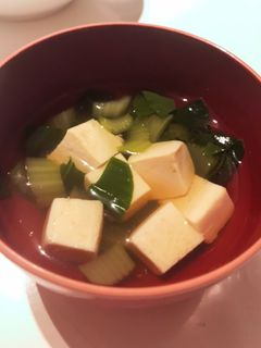 チンゲン菜と豆腐のスープ-レシピのメイン写真