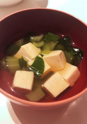 チンゲン菜と豆腐のスープ-レシピのメイン写真