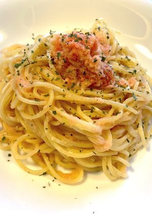 簡単!明太子の冷製パスタ-レシピのメイン写真