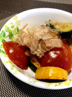 焼きズッキーニ&トマト バタポン炒め-レシピのメイン写真