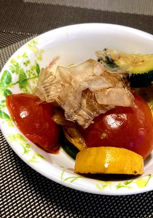 焼きズッキーニ＆トマト　バタポン炒め-レシピのメイン写真
