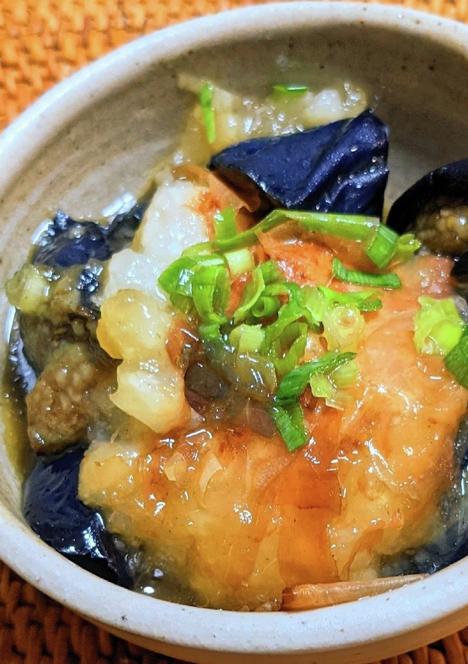 大根おろしと冷製茄子の煮浸し-レシピのメイン写真