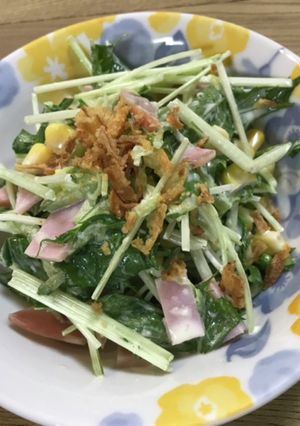 水菜のコールスローサラダ-レシピのメイン写真