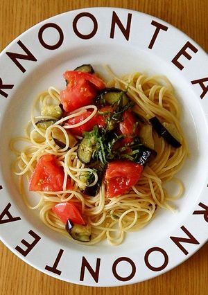 余った夏野菜 de 作る適当～塩味パスタ-レシピのメイン写真