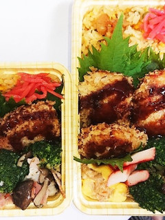 【夫婦弁当106】海老カツとハーブ炒め-レシピのメイン写真