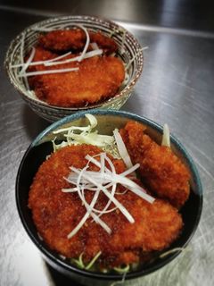 ミニ丼ぶりのタレカツ丼❨(@≧↺≦@)❩-レシピのメイン写真