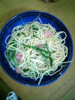 水菜とベーコンの柚子胡椒パスタ-レシピのメイン写真