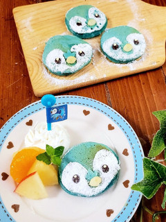 簡単可愛い♡ポッチャマパンケーキ-レシピのメイン写真