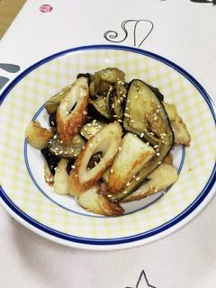 ナスとちくわのポン酢炒め-レシピのメイン写真