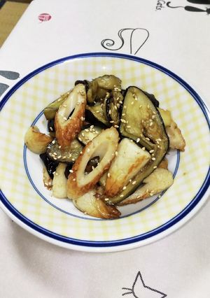 ナスとちくわのポン酢炒め-レシピのメイン写真