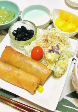 春巻き・たこ飯ご飯の夏メニュー-レシピのメイン写真