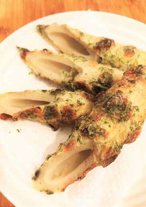 かなり簡単！揚げないで焼く竹輪の磯辺揚げ-レシピのメイン写真