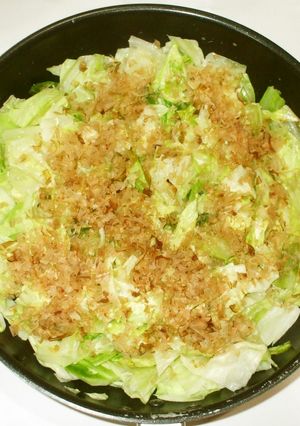キャベツのおかか炒め♪簡単夏の食養生-レシピのメイン写真