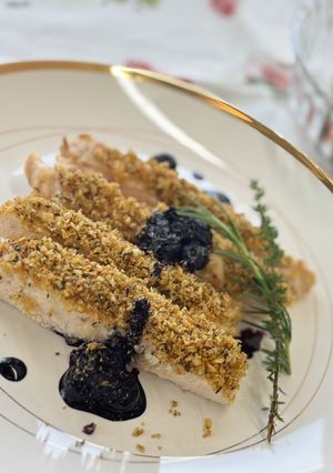 鶏むね肉のハーブパン粉ロースト-レシピのメイン写真