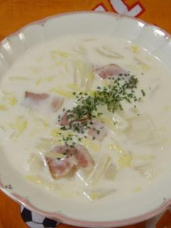 白菜クリームスープ♪-レシピのメイン写真