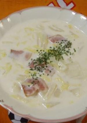 白菜クリームスープ♪-レシピのメイン写真