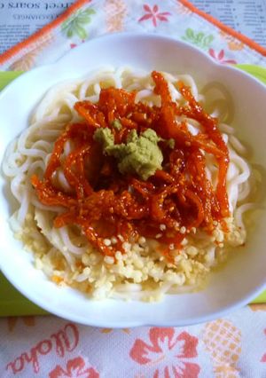 醤油うどん風冷やしうどん42～イカキムチ-レシピのメイン写真
