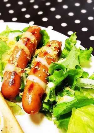シーザーto粉チーズDE食べるウィンナー-レシピのメイン写真