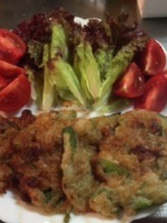 長芋と納豆とオクラ焼き-レシピのメイン写真