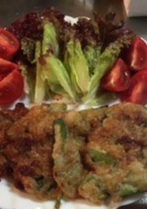長芋と納豆とオクラ焼き-レシピのメイン写真