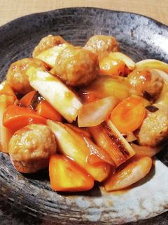 時短♪簡単♪安い♪肉団子の酢豚風♪-レシピのメイン写真