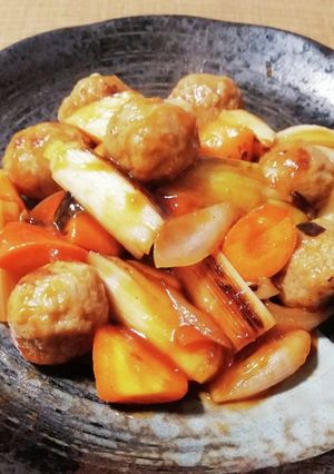 時短♪簡単♪安い♪肉団子の酢豚風♪-レシピのメイン写真