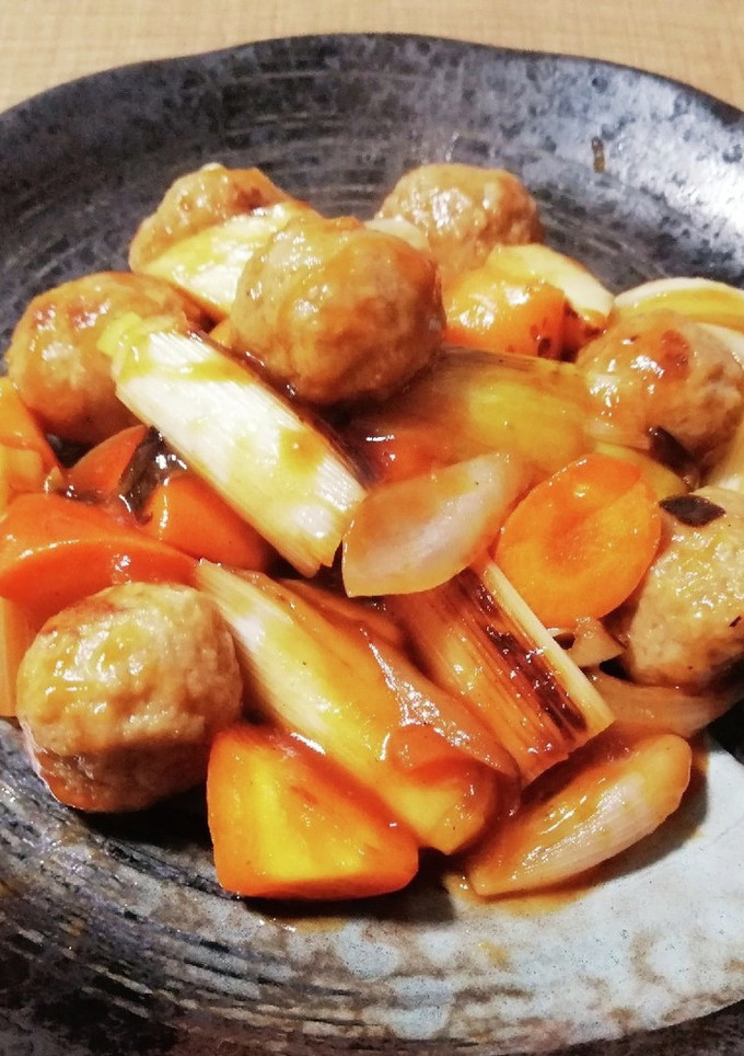時短♪簡単♪安い♪肉団子の酢豚風♪-レシピのメイン写真