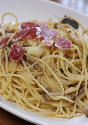 しめじのバター醤油スパゲッティ-レシピのメイン写真