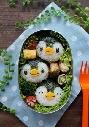 ポッチャマのおにぎり弁当-レシピのメイン写真
