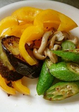 夏野菜のオリーブオイル炒め-レシピのメイン写真