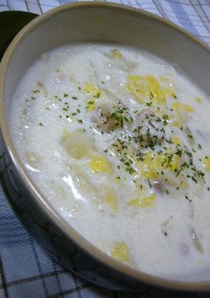 白菜と鶏肉のチーズクリーム煮-レシピのメイン写真