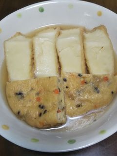 火を使わない 厚揚げがんも煮-レシピのメイン写真