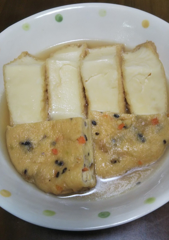 火を使わない 厚揚げがんも煮-レシピのメイン写真