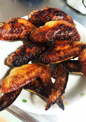 パリパリ皮の手羽先の醤油焼き-レシピのメイン写真