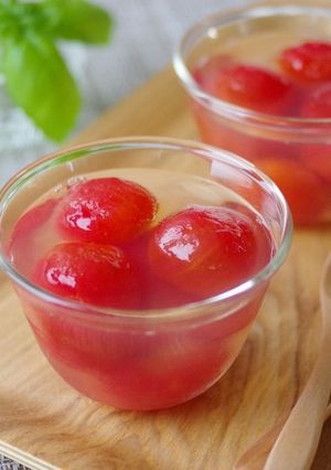 ミニトマトのはちみつゼリー-レシピのメイン写真