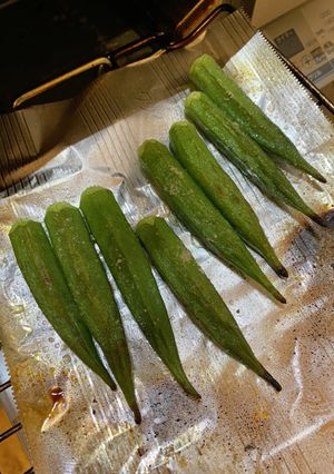 オクラの塩焼き-レシピのメイン写真