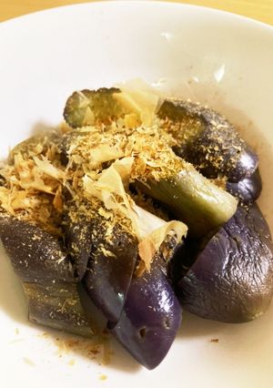 レンジで簡単！ナスの甘味を感じるお浸し♪-レシピのメイン写真
