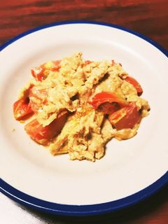 レンジ◎簡単◎トマトと卵の中華炒め-レシピのメイン写真
