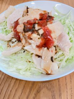 ささ身梅昆布タレ-レシピのメイン写真