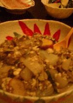 冷蔵庫のおそうじ・その①具だくさん炒り豆腐風-レシピのメイン写真