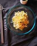 レンジ茹で4分～豆もやしナムル和え物
